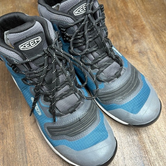 KEEN Boots Womens Size 9 Blue Waterproof Hiking Outdoor MSRP $180 - Picture 2 of 8